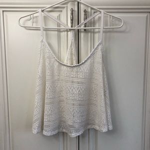 😎G21 crochet crop tank top